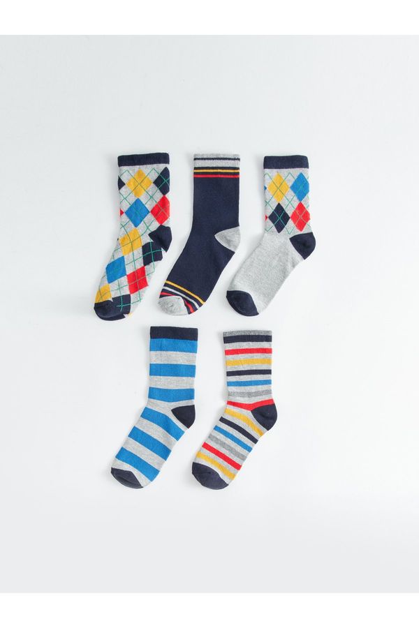 LC Waikiki LC Waikiki Patterned Boy Socks Set of 5