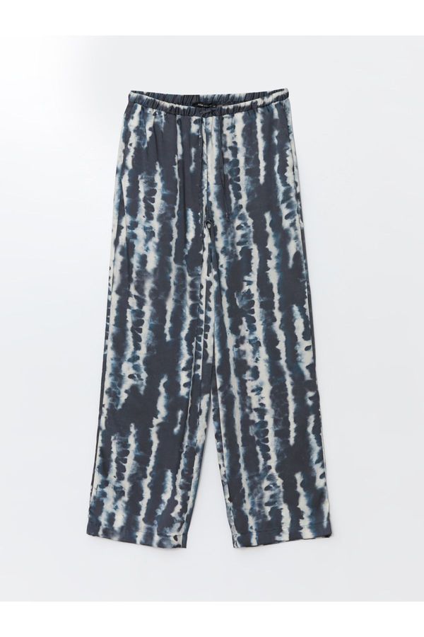 LC Waikiki LC Waikiki Patterned Women's Trousers with Elastic Waist