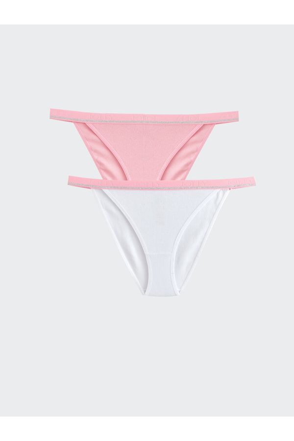 LC Waikiki LC Waikiki Plain Bikini Panties 2 Pack