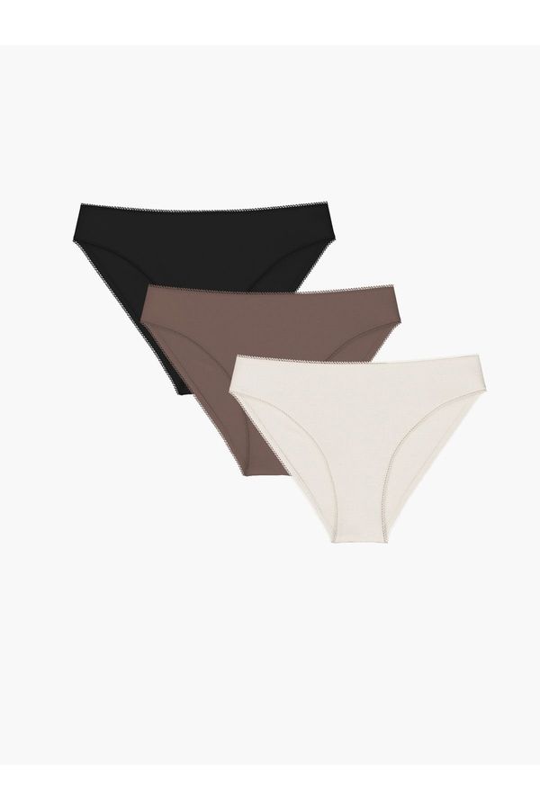 LC Waikiki LC Waikiki Plain Bikini Panties 3 Pack