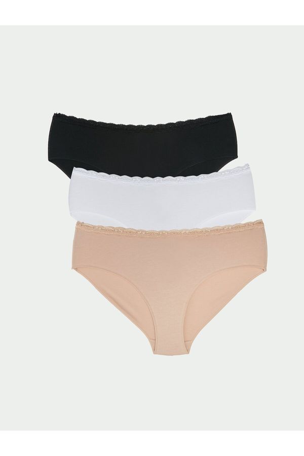 LC Waikiki LC Waikiki Plain Hipster Panties 3 Pack