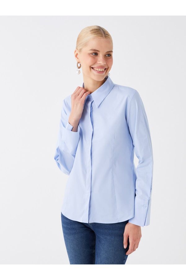 LC Waikiki LC Waikiki Plain Long Sleeve Poplin Women's Shirt