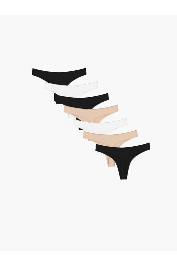 LC Waikiki LC Waikiki Plain Thong Panties 7 Pack