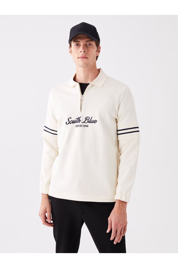 LC Waikiki LC Waikiki Polo Neck Long Sleeve Men's Sweatshirt