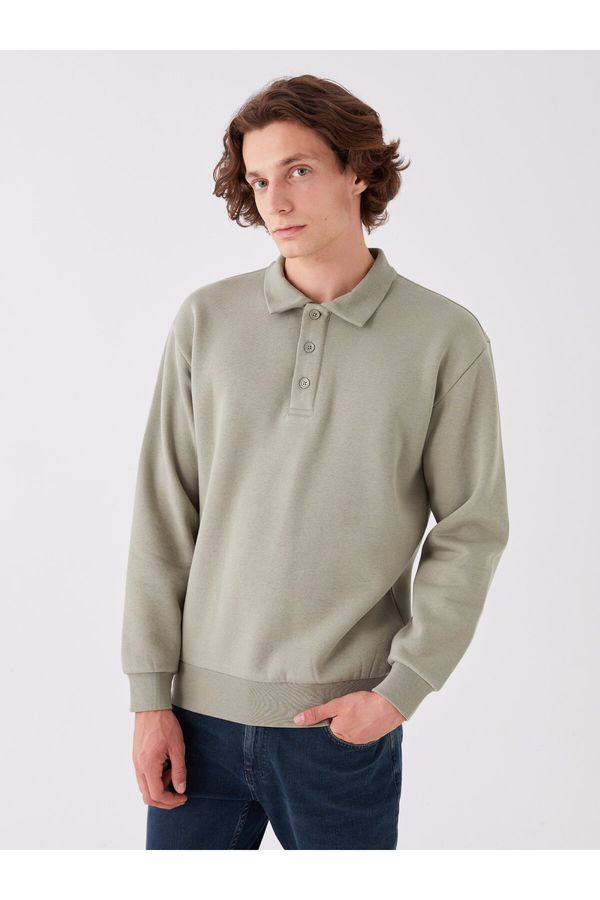 LC Waikiki LC Waikiki Polo Neck Long Sleeve Men's Sweatshirt