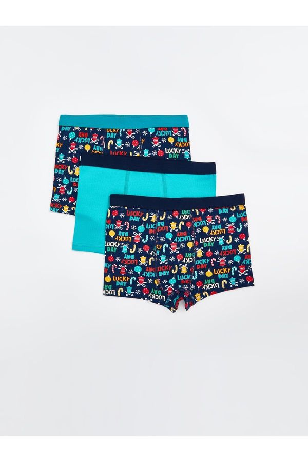 LC Waikiki LC Waikiki Printed Boy's Boxer Set of 3