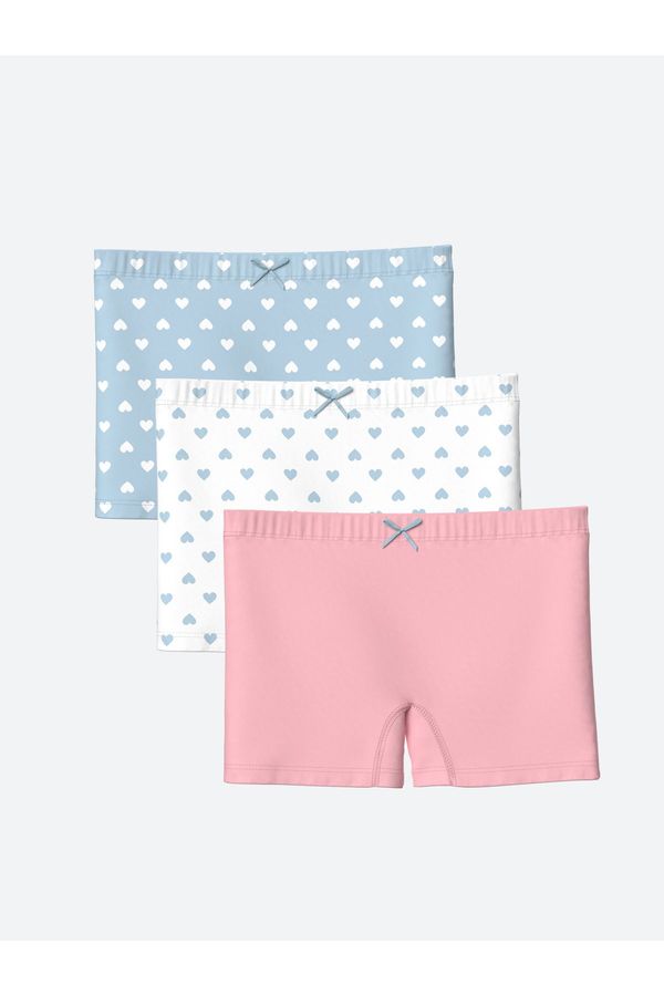 LC Waikiki LC Waikiki Printed Girl's Boxer Set of 3