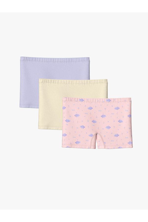 LC Waikiki LC Waikiki Printed Girl's Boxer Set of 3