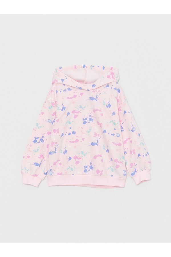 LC Waikiki LC Waikiki Printed Long Sleeve Girls' Hoodie