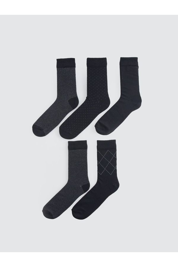 LC Waikiki LC Waikiki Printed Men's Socks 5-Piece