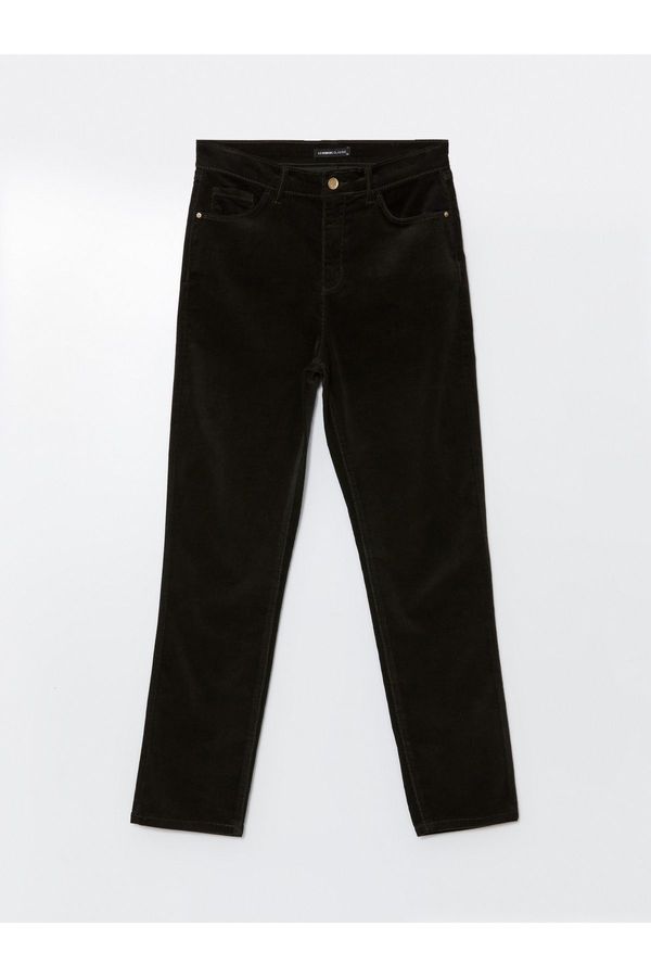 LC Waikiki LC Waikiki Slim Fit Velvet Women's Trousers