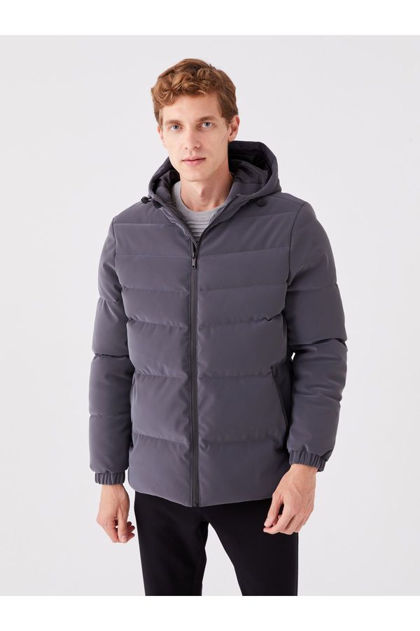 LC Waikiki LC Waikiki Standard Mold Hooded Men's Puffer Coat