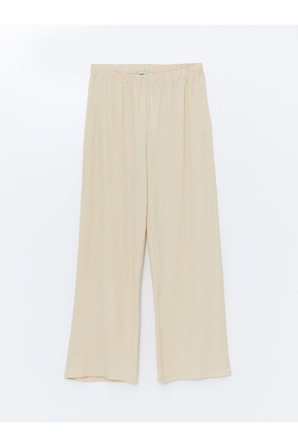 LC Waikiki LC Waikiki Straight Wide Leg Women's Trousers with Elastic Waist