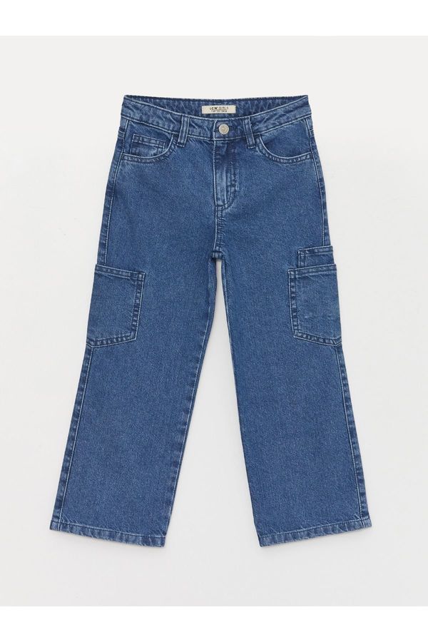 LC Waikiki LC Waikiki Wideleg Girl's Cargo Jean Trousers