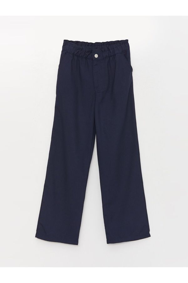 LC Waikiki LC Waikiki Wideleg Girls' Trousers with Elastic Waist