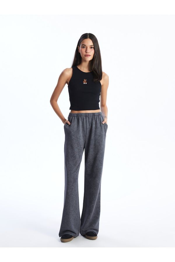 LC Waikiki LC Waikiki Women's Elastic Waist Plain Sweatpants