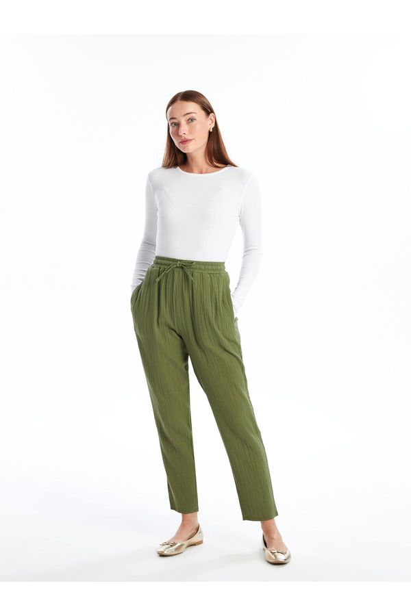 LC Waikiki LC Waikiki Women's Elastic Waist Straight Trousers