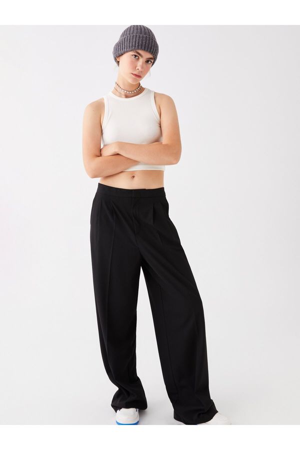 LC Waikiki LC Waikiki Women's Extra Skinny Straight Wide Leg Trousers