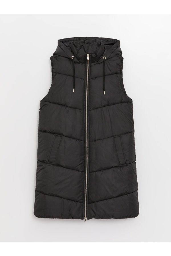 LC Waikiki LC Waikiki Women's Hooded Plain Puffer Vest