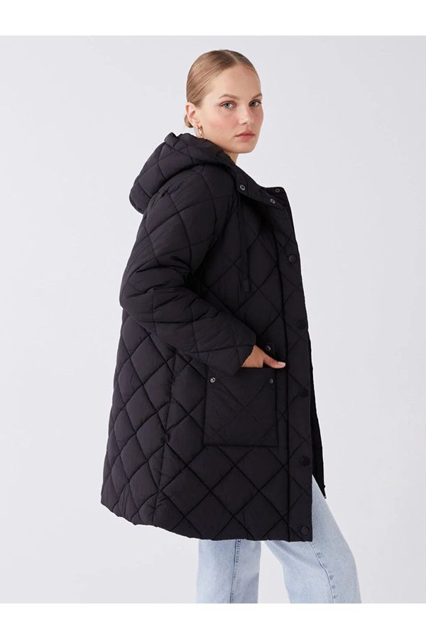 LC Waikiki LC Waikiki Women's Hooded Quilted Oversize Down Coat