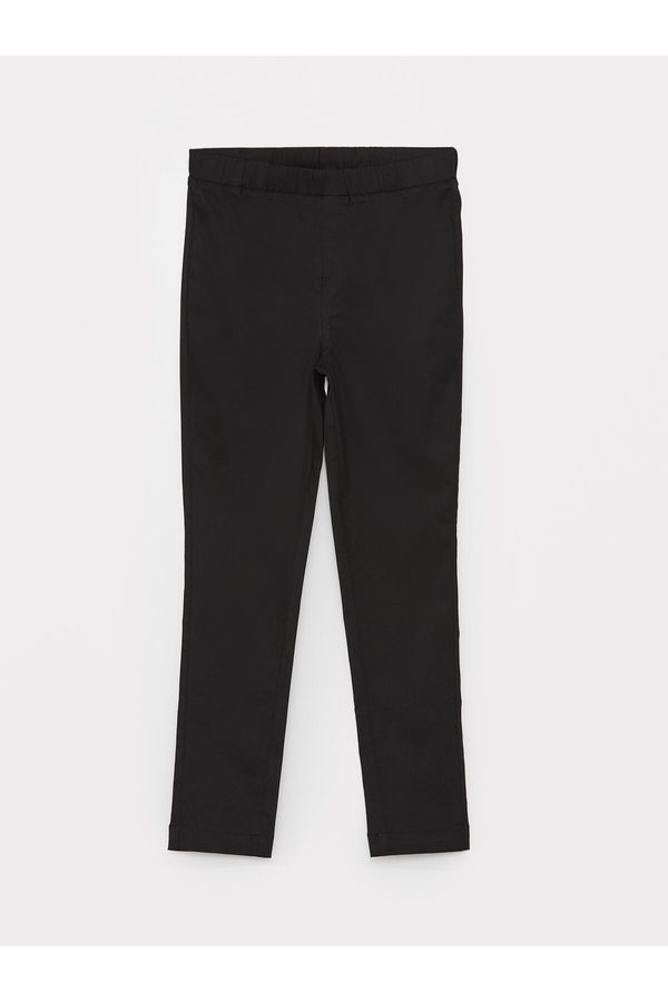 LC Waikiki LC Waikiki Women's Straight Gabardine Trousers with Elastic Waist