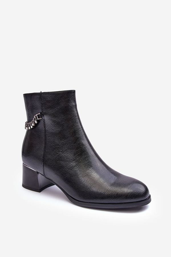 Kesi Leather low-heeled shoes black Rennie