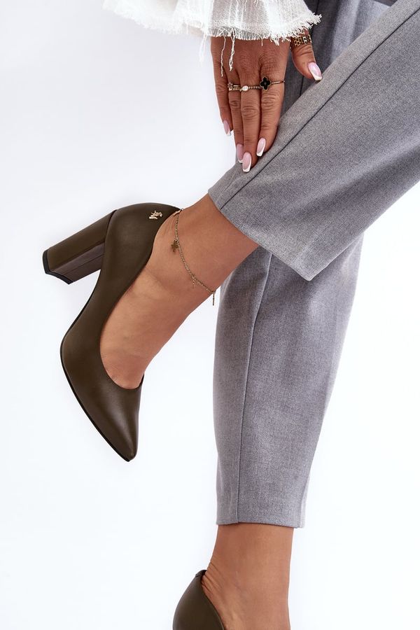 Laura Messi Leather Pumps On Heel Laura Messi