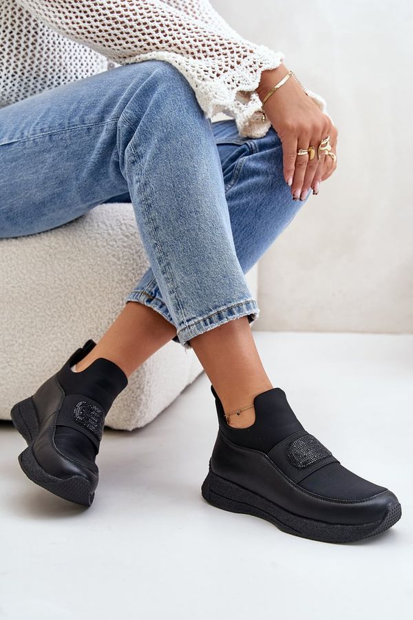 ARTIKER Leather sports shoes black Artiker