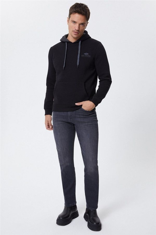 Lee Cooper Lee Cooper Men's Fabian Hooded Sweatshirt Black 221 LCM 241036