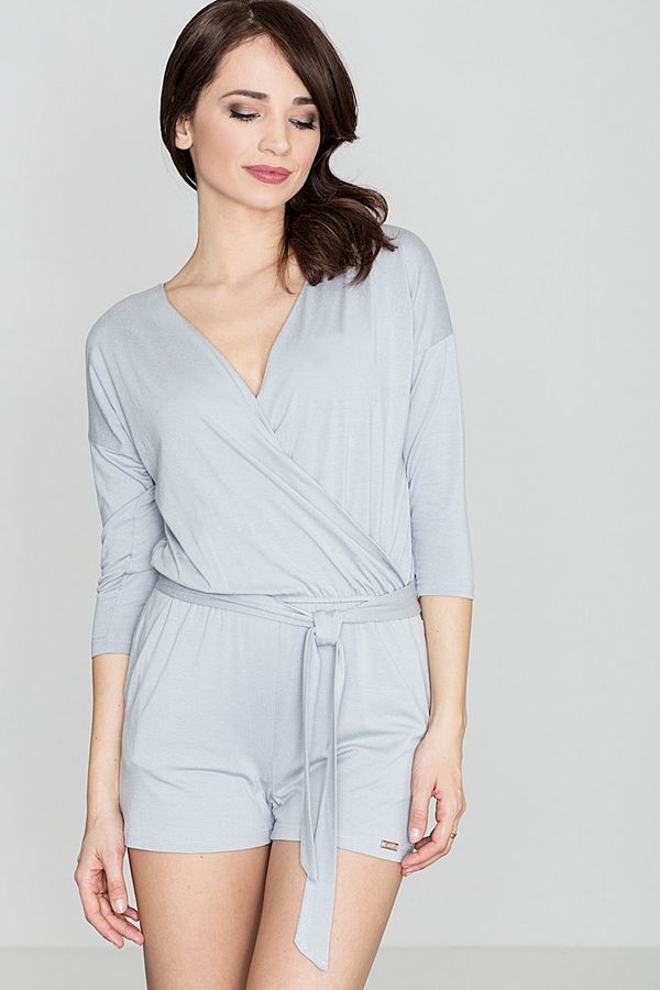 Lenitif Lenitif Woman's Jumpsuit K374 Grey