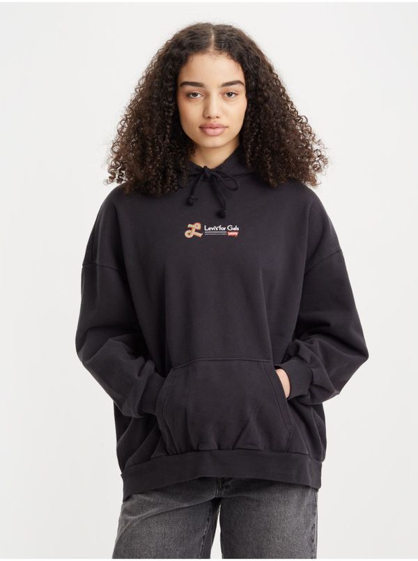 Levi's® Levi&#39;s Black Ladies Hoodie Levi&#39;s® For Gals - Ladies