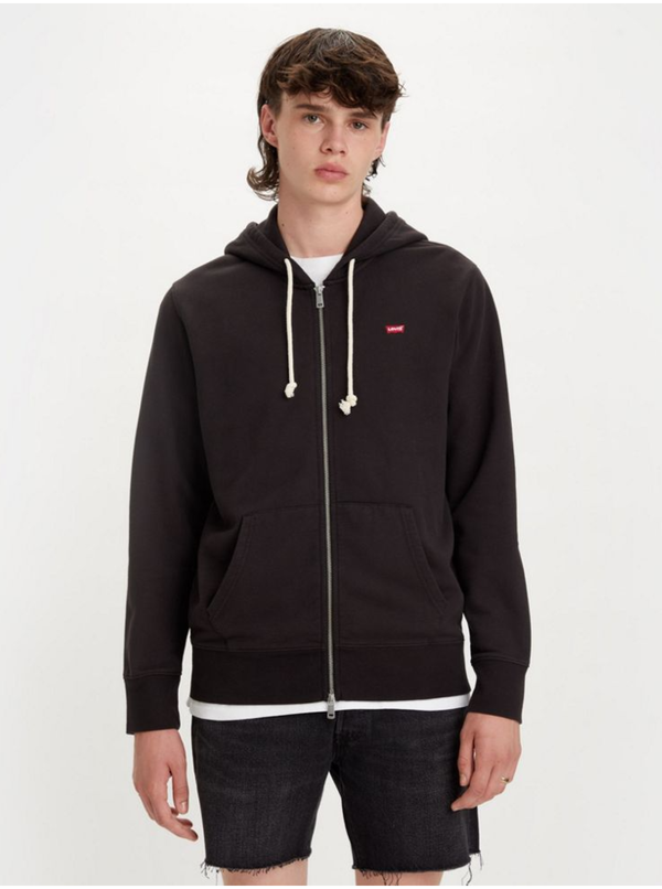 Levi's® Levi&#39;s Black men&#39;s sweatshirt Levi&#39;s® New Original Zip Up Meteorite - Men&#39;s