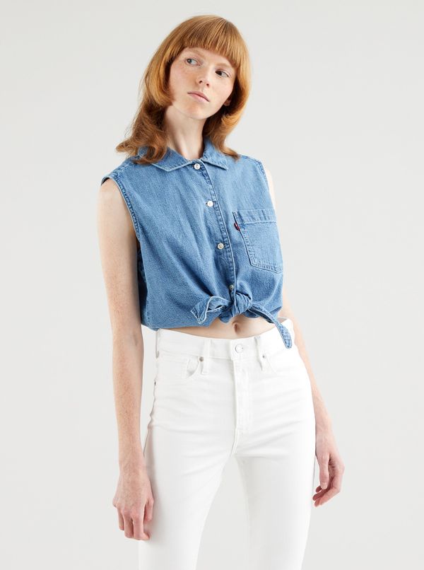 Levi's® Levi&#39;s Blue Women&#39;s Denim Shirt Levi&#39;s - Women&#39;s®