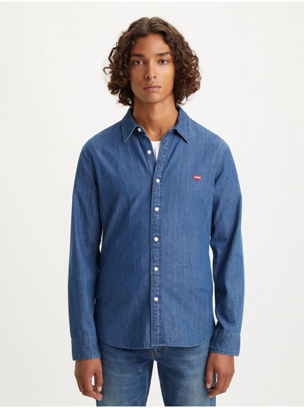 Levi's® Levi&#39;s Dark blue men&#39;s denim shirt Levi&#39;s® LS Battery HM Shirt Sl - Men&#39;s
