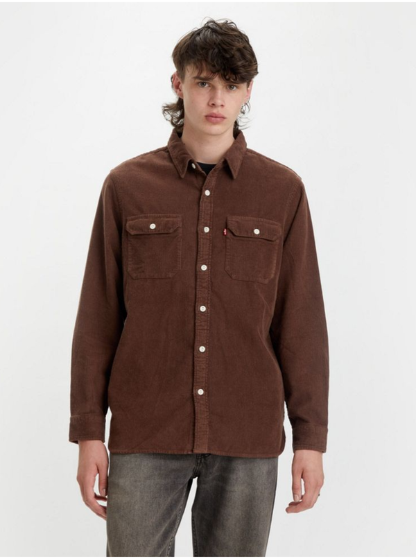 Levi's® Levi's Dark brown Men's Corduroy Shirt Levi's® Jackson Worker - Men