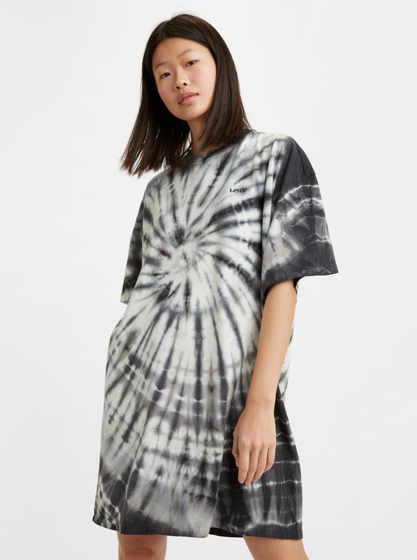 Levi's® Levi&#39;s Grey-white patterned dress Levi&#39;s - Women&#39;s®