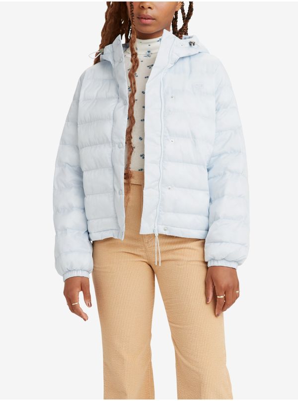 Levi's® Levi&#39;s Light Blue Levi&#39;s® Edie Quilted Hooded Jacket - Women