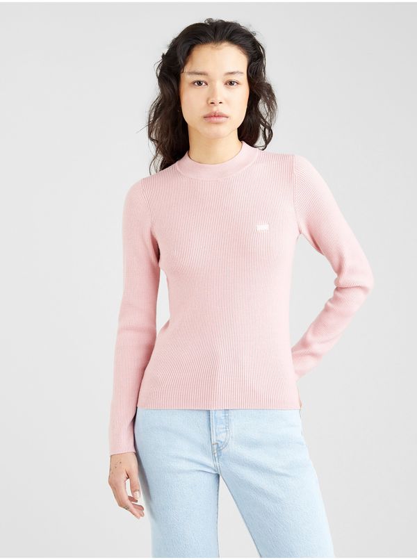 Levi's® Levi&#39;s Light Pink Women&#39;s Ribbed Sweater Levi&#39;s® Crew Rib - Women&#39;s