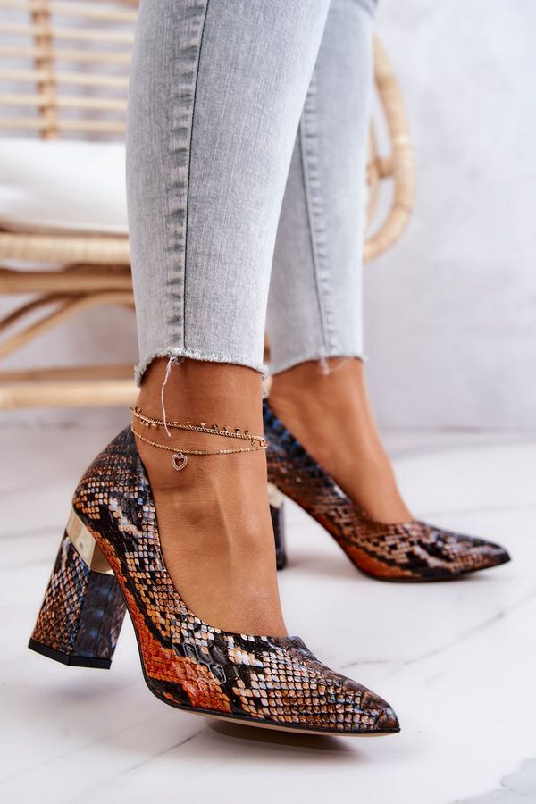 Lewski Shoes Lewski Shoes Leather pumps Lewski Snake