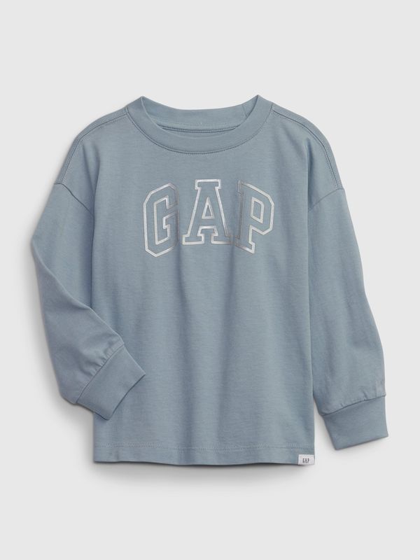 GAP Light blue boys' T-shirt with GAP logo