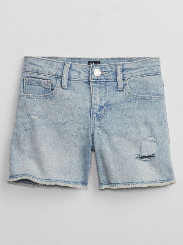 GAP Light blue girls' denim shorts GAP