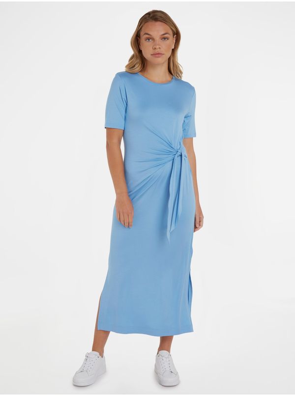 Tommy Hilfiger Light blue women's maxi-dresses Tommy Hilfiger - Women