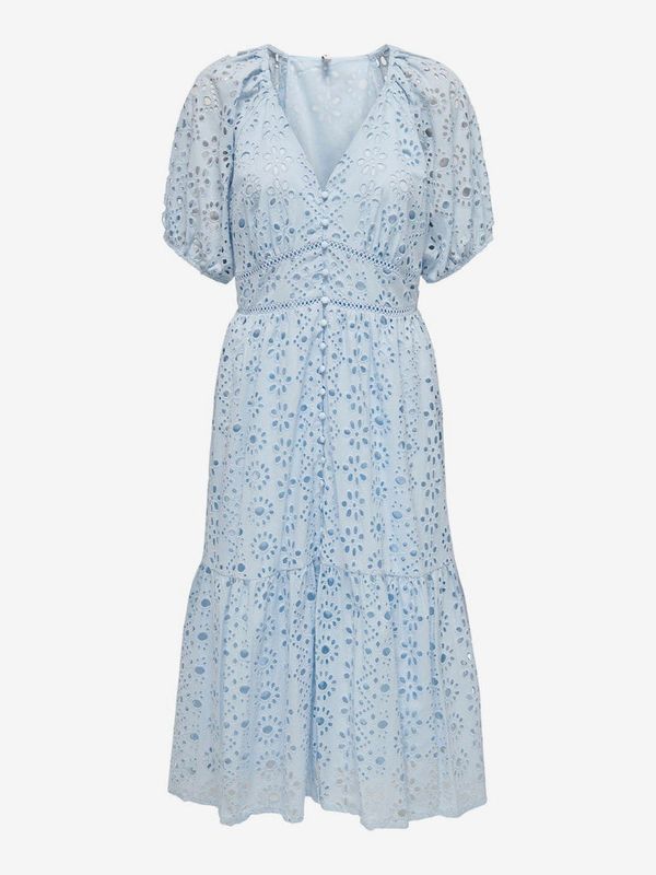 Only Light blue women's midi dress ONLY Ada