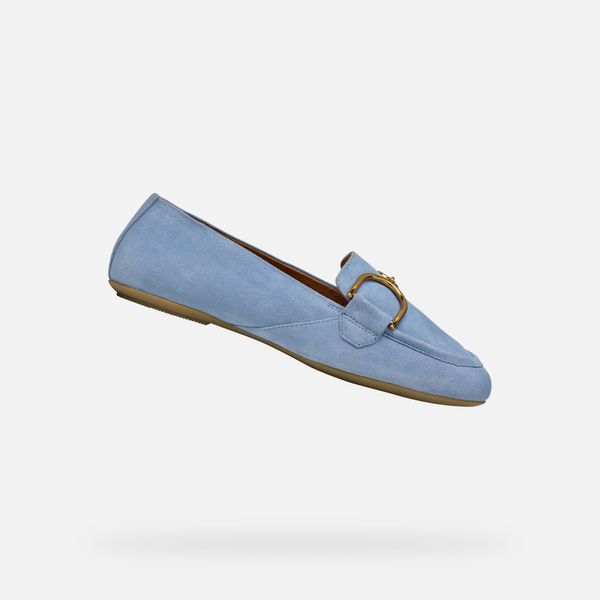 GEOX Light blue women's moccasins Geox Palmaria - Women's