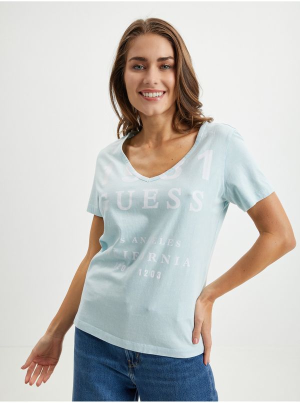 Guess Light blue women's T-shirt Guess - Women