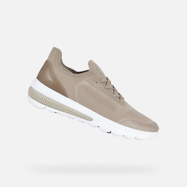 GEOX Light brown men's sneakers Geox Spherica Actif - Men