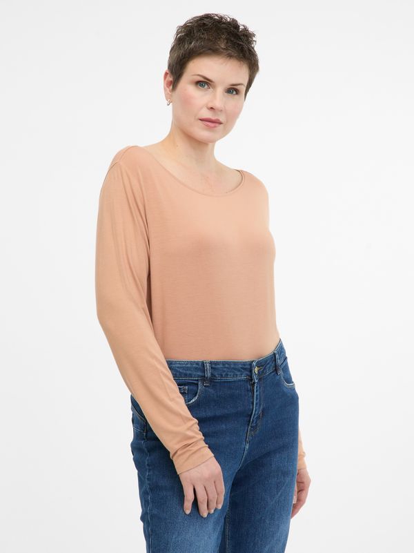 Orsay Light brown women's long-sleeved T-shirt ORSAY - Women's