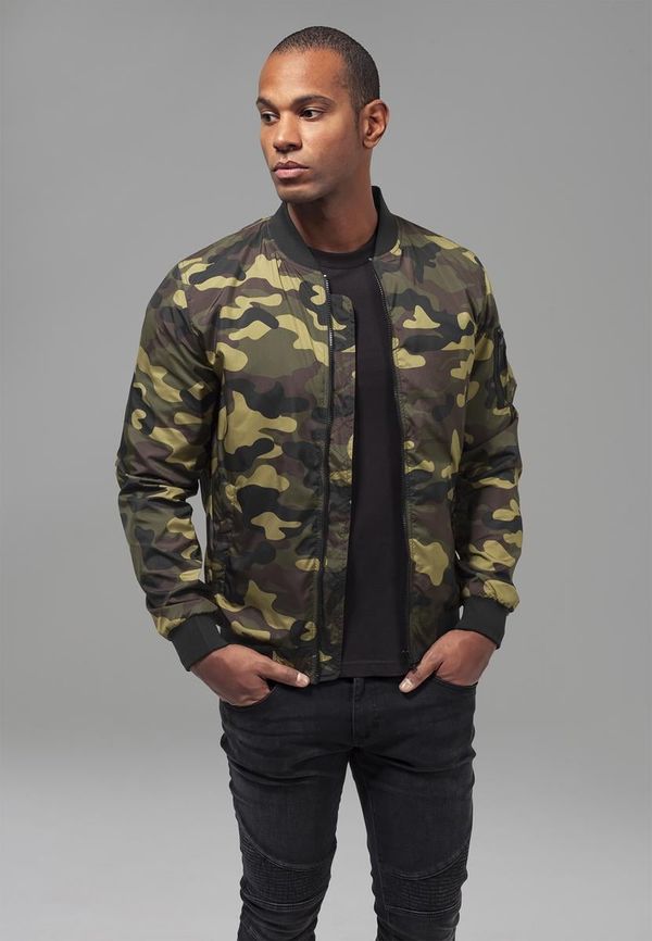 UC Men Light Camo Bomber Jacket woodcamo