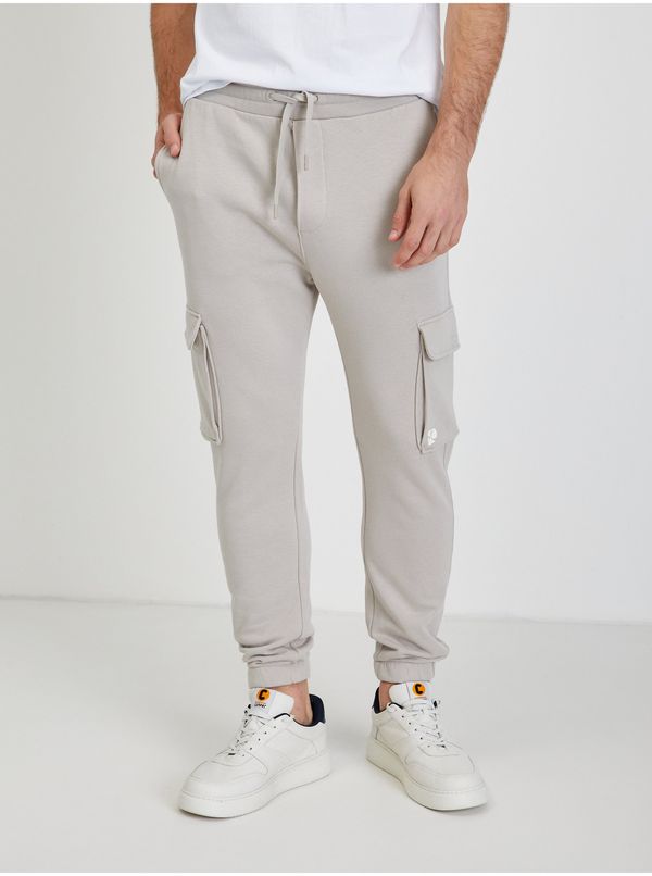 Tom Tailor Light gray men's sweatpants with pockets Tom Tailor Denim - Men