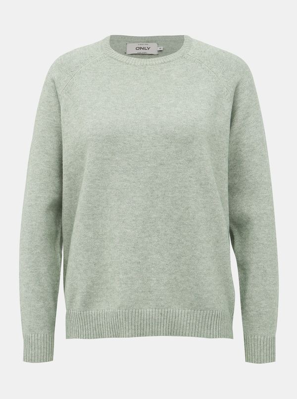 Only Light green basic sweater ONLY Lesly - Women